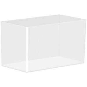 Generico Acquario Per Betta - Vasca Per Pesci Trasparente, Terrario In Vetro PET | Mini Habitat Peř Gamberetti, E Piante Acquatiche, Decorativo Temporaneo Peř Uomo Donna, Facile Da Pulire