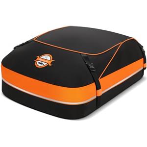 Sailnovo Box Tetto Auto Box Portapacchi per Auto Borsa da Trasporto Impermeabile Per Auto Con O Senza Portapacchi - tappetino protettivo 4 ganci di sicurezza 6 cinghie e custodia(430L/15piedicubi)