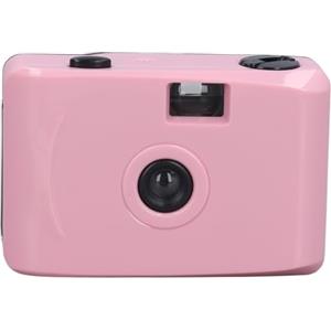 Rengue Fotocamera Subacquea Impermeabile 35 Mm Riutilizzabile con Otturatore 1/100 F/9 Obiettivo 28 Mm per Snorkeling, Nuoto, Viaggi, Regali per Bambini (rosa chiaro)