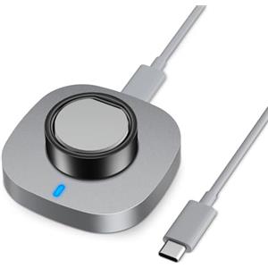 ZOOROO Caricabatterie compatibile con Ultrahuman Ring AIR taglia 7, dock di ricarica rapida con cavo USB-C