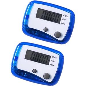Generic Semplice pedometro da passeggio portatile con clip per fitness tracker accurato per camminare, correre, fitness tracker con precisione
