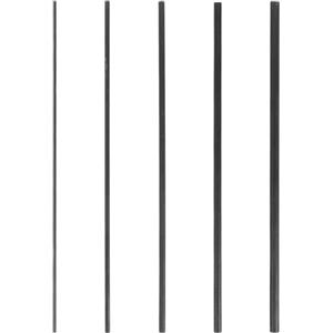 KAJNBN Accessori per Pesca 5 Pezzi, Ricambi per Canne da Pesca in Fibra di Carbonio, Kit Sostituzione Punte per Canna da Carpfishing, per Uomini, Riparazione Solida e Portatile, Colore
