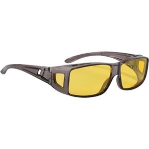 Generic Occhiali da guida notturna, occhiali polarizzati, regolabili per la guida notturna, occhiali antiriflesso con montatura in metallo, attrezzatura da ciclismo, ausili visivi per ciclismo