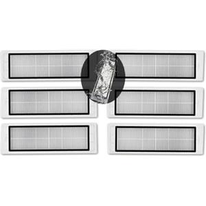 ZIOAMWBHZ Accessori For Aspirapolvere, Contenitore For La Polvere, Compatibile Con Xiaomi, 1S 2S C10, Compatibile Con Roborock S50 S55 S52, Pezzi Di Ricambio For Filtro HEPA For Robot Aspirapolvere.(6pcs)