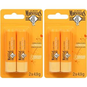 Le Petit Marseillais, Burrocacao nutriente, con burro di karitè, mandorle dolci e olio di Argan, 2 pz. (Confezione da 2)