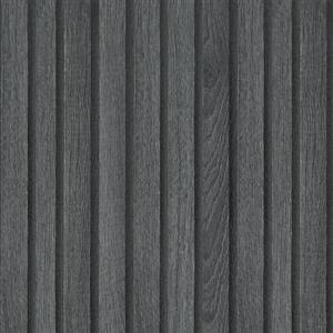 VaryPaper Carta Adesiva Effetto Pannello Legno Nera 40cmx200cm Pellicola Effetto Legno Adesivi Decorativi per Mobili Carta da Parati Adesiva Muro Salotto Camera Letto Armadi Rivestimento Parete