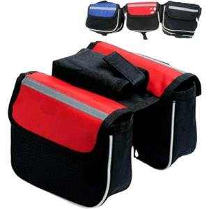 Whychstore Borsa per bicicletta, impermeabile, in tessuto Oxford per telefono e attrezzi, per bici da strada, mountain bike, colore: nero