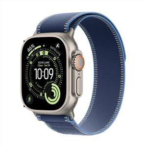 Apple - Watch Ultra 3 Gps + Cellular 49mm Titanio Naturale-trail Loop Blu/blu Acceso S/n