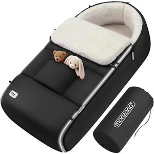 Monzana® Sacco Nanna Passeggino Invernale Copertina Termica Neonato Accessori Coprigambe Termico Ovetto Bambini Coperta Bebé Riscaldante Carrozzina