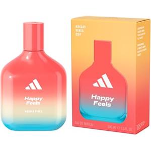 adidas Vibes Happy Feels Eau de Parfum, per Tutti, Vivace ed Esaltante, Profumo a Lunga Durata, Pompelmo e Gelsomino, 100 ml