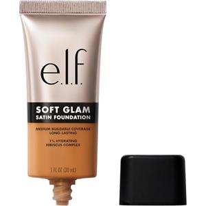 e.l.f. Soft Glam Satin Foundation, Medium Coverage, Long Lasting and Modulable for a Smooth Satin Finish, Vegan & Cruelty-Free, 45 Tan Warm
