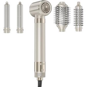 MESCOMB Air Styler 5 in 1, Spazzola Asciugacapelli 110.000 RPM, Arricciacapelli Automatico Auto-Wrap, Volumizzante Lisciante, Styling Senza Danni, per Casa e Viaggio, Regalo Donna