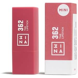 3INA MAKEUP - The Lipstick 362 (mini) - Rosso - Rosetto Formato Viaggio - Rosso Rossetti Matte Vitamina E e Burro di Karite - Alta Pigmentazione al Profumo di Vaniglia - Vegan - Cruelty Free