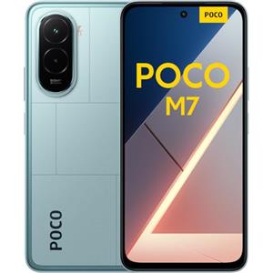XIAOMI POCO M7, Smartphone 6+128GB, Display FHD+ da 6,9" 144Hz, Snapdragon 685, Doppia fotocamera AI da 50MP, Batteria da 7000mAh, Garanzia di 2 anni, Blu, Caricabatterie non incluso