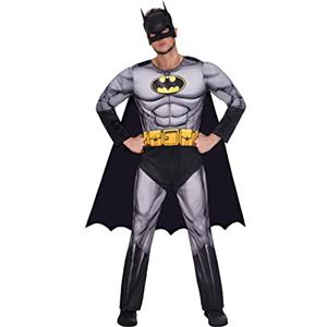 amscan Costume classico Batman Warner Bros (9906097), da uomo, taglia XL