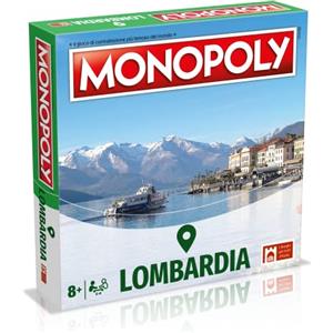 Winning Moves Monopoly Lombardia City - giochi da tavolo per adulti e bambini, da 2 a 6 persone, età 8+
