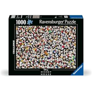 Ravensburger - Puzzle 1000 Pezzi Disney: Mickey Challenge | Puzzle Adulti | Per Tutta La Famiglia | Con Una Misura Di 70x50 Cm | Regalo Adulti