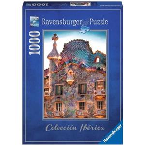 Ravensburger - Puzzle 1000 Piezas Casa Batlló Gaudi | Puzzle Adultos 70x50cm | Puzzle 1000 Piezas Barcelona | Rompecabezas Adultos Paisajes