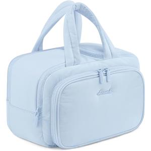 LOVEVOOK Beauty Case da Donna Grande, Leggera Trousse da Viaggio, Borsa per Cosmetici con Ampio Scomparto per Articoli Bagnati, Trousse Impermeabile, Borsa da Toilette con Manico per Viaggi e Vacanze