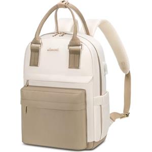 LOVEVOOK - Zaino da donna piccolo, impermeabile, zaino 2 in 1, da città, con porta di ricarica USB, mini zaino da donna, elegante, per il tempo libero, la scuola, i viaggi, il lavoro, 13,3 pollici,