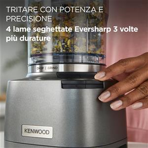 Kenwood Duo Prep Tritatutto e macinino 2in1, potenza 800W Lame Quadblades