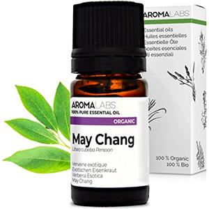 Aroma Labs Verbena Esotica BIO (Litsea cubeba) - 5 mL - Olio Essenziale Chemiotipizzato e Certificato AB/Cosmos - Aroma Labs - Made in France
