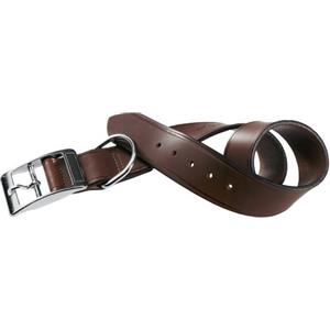 Ferplast Collare per Cani VIP C25/53, Robusto Cuoio di Toro, Facile da Regolare, A: 45÷53 cm - B: 25 mm Marrone