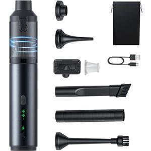 Aidisy Aspirapolvere Auto, Aspirabriciole Senza fili 16000 PA con Motore Brushless ad Alte Prestazioni, Aspirapolvere Portatile da Tavolo con Accessori, Viene Utilizzato in Divani, Automobili, Computer