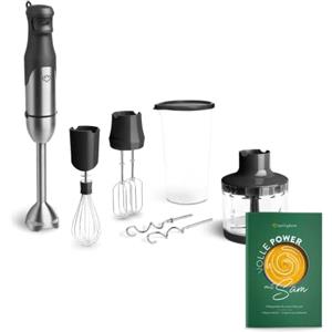 Springlane Kitchen SPRINGLANE Set Frullatore a immersione Sam in acciaio inossidabile (Sam)