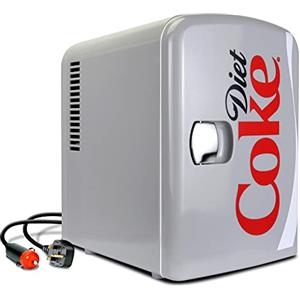 Koolatron Coca Cola Fanta Mini Frigo 4L frigorifero piccolo 6 Lattine (Grigio)
