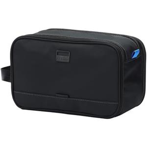 ZEEMO Beauty case da viaggio da uomo, kit Dopp apribile su entrambi i lati, impermeabile, organizer versatile per doccia e accessori per l'igiene, accessori essenziali per il bagno, cosmetici