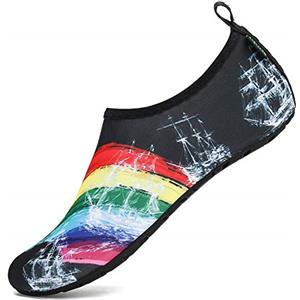 SAGUARO Scarpe da Scoglio Uomo Donna - Leggere, Antiscivolo e Traspiranti - Scarpette da Mare per Spiaggia, Piscina e Nuoto - Asciugatura Rapida, Multicolore 38/39 EU
