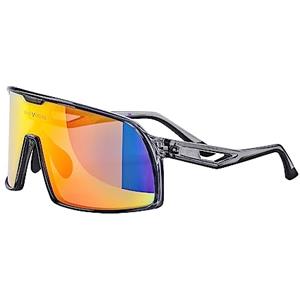 Black Crevice Occhiali da sole sportivi, grigio/arancione