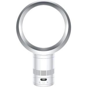 Dyson Cool™ CF1 Ventilatore da Tavolo Senza Pale, Bianco/Argento - Raffrescamento Potente e Silenzioso con Tecnologia Air Multiplier™, Controllo tramite App MyDyson™, Modalità Notte