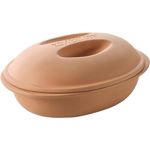 Römertopf Pentola a Vapore in Ceramica ca. 2,4 Litri - Vaporiera da Forno per Verdure, Pesce e Carne, Cottura Sana senza Grassi, Terracotta, dal 1967