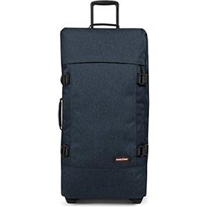 Eastpak Tranverz L Valigia Grande 121L (79 x 40 x 33 cm), trolley viaggio con ruote, bagaglio resistente e capiente, doppio scomparto, manico telescopico e TSA lock - TRIPLE DENIM