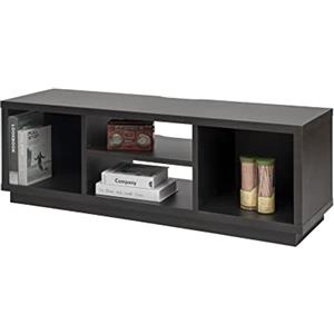 Iris Ohyama, Porta TV/Mobile TV/TV Supporto in legno/Porta TV con ripiani aperti/Porta TV per TV da 55 pollici, Legno massello, Ufficio, Soggiorno - TV Cabinet Standard OTS-125S - Quercia nera