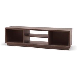 Iris Ohyama, Porta TV/Mobile TV/TV Supporto in legno/Porta TV con ripiani aperti/Porta TV per TV da 65 pollici, Legno massello, Ufficio, Soggiorno - TV Cabinet Standard OTS-150S - Marrone