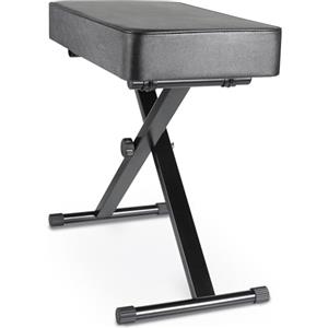 MAMIZO Sgabello per pianoforte, regolabile in altezza 50-56 cm, con cuscino in poliuretano 8 cm X, per tastiera pieghevole, nero
