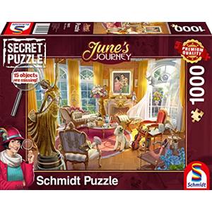 Schmidt Spiele 59975 Nel salone della tenuta delle orchidee, puzzle da 1000 pezzi