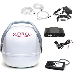 Xoro MPa 38 completamente automatica Mobile Antenna satellitare, LNB (Twin) bianco