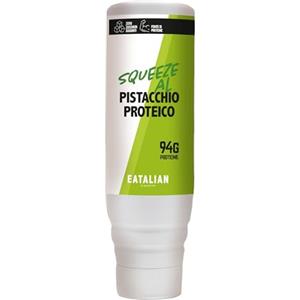 AMZ BETTER EATALIAN by AMZ BETTER Topping Proteico al Gusto di Pistacchio, Crema Dolce Proteica in Squeezer da 500 gr, Made in Italy, Salsa Pistacchio Ideale per Guarnire Gelati, Dolci e Dubai Chocolate