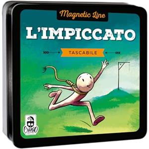 Cranio Creations - Magnetic Line, L'Impiccato | Un Grande Classico In Versione Tascabile - 2 Giocatori - 10 Min - Gioco per Famiglie - Età 6+ - Edizione in Lingua Italiana