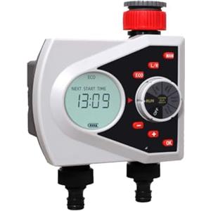 Aqualin 2-uscita tubo elettronico sprinkler acqua timer,centralina irrigazione programmabile impermeabile giardino sistema di irrigazione