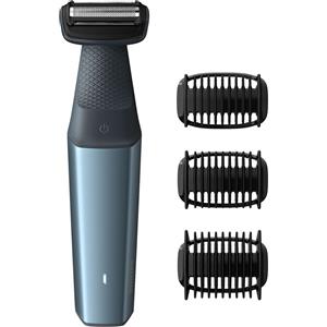 Philips BODYGROOM Serie 3000 BG3015/15 trimmer/ rasoio per il corpo nero, blu