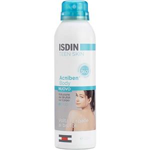 ISDIN Acniben Body Spray Antiacne 150 ml - Spray per pelle grassa, riduce brufoli su spalle e torace