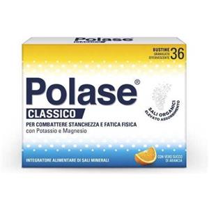 Polase Classico Gusto Arancia - Integratore Alimentare di Sali Minerali con Potassio e Magnesio - 36 Bustine