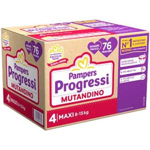 FATER SpA Pampers Prog Mut Quadri Mx 76p