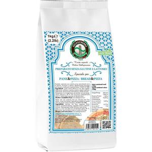 MOLINO DALLAGIOVANNA Preparato Speciale per Pane e Pizza Senza Glutine e Lattosio - 1 Kg