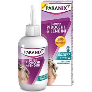 Paranix Shampoo Trattamento Antipidocchi 200ml - Efficace contro pidocchi e lendini in 15 minuti, con pettine incluso